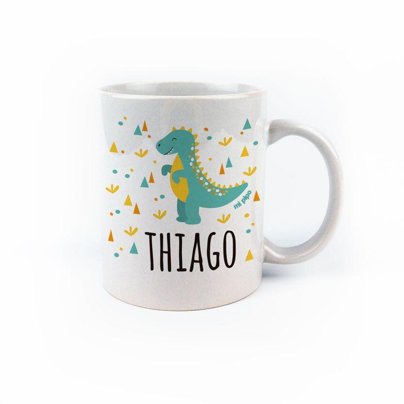 Taza infantil personalizada dino Mi Pipo - Nanetes #