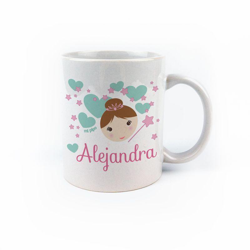 Taza infantil personalizada hada Mi Pipo - Nanetes #