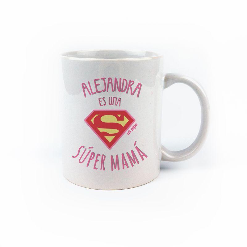 Taza Personalizada Súper Mamá - Nanetes #