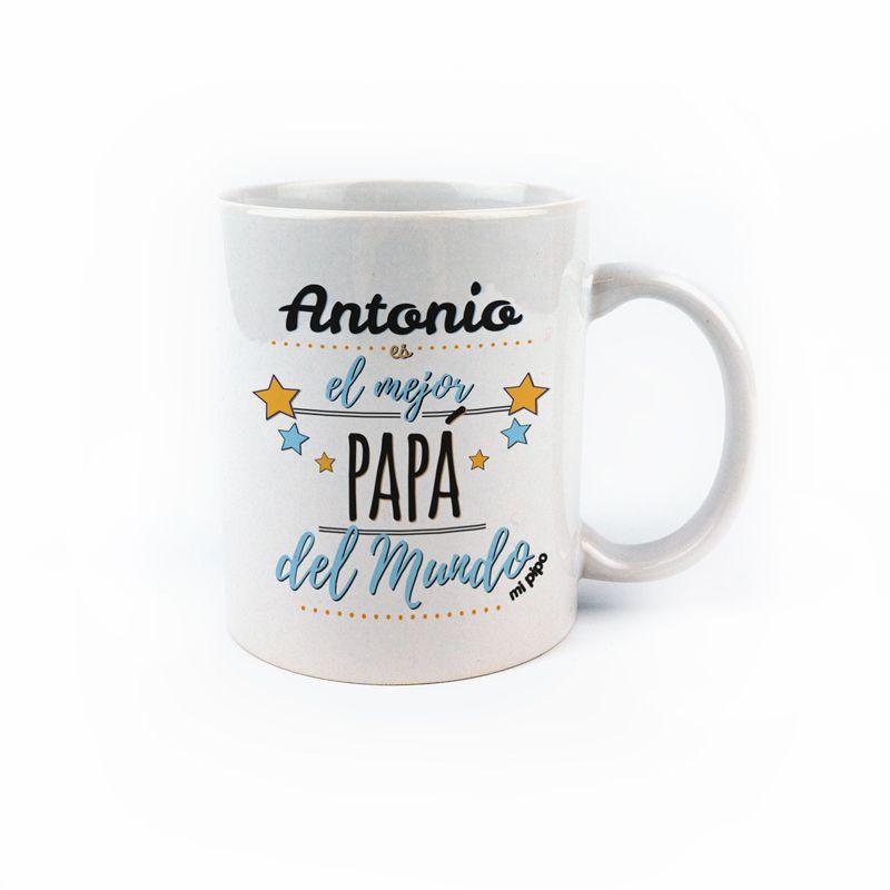 Taza Personalizada Mejor papa del mundo Mi Pipo - Nanetes #