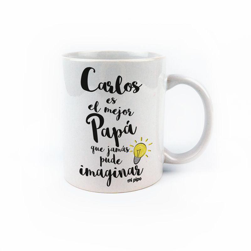 Taza Personalizada El Mejor papá Mi Pipo - Nanetes #