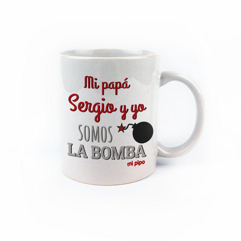 Taza Personalizada Mi papá la Bomba Mi Pipo - Nanetes #