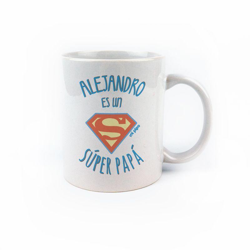 Taza Personalizada Super papa Mi Pipo - Nanetes #