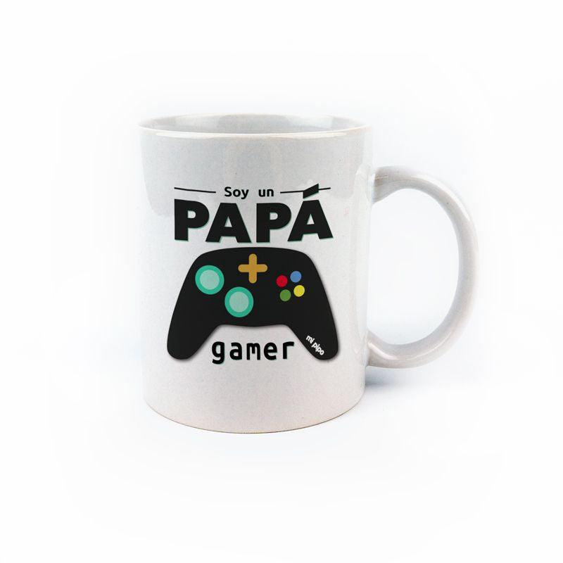 Taza con frase Papa Gamer Mi Pipo - Nanetes #