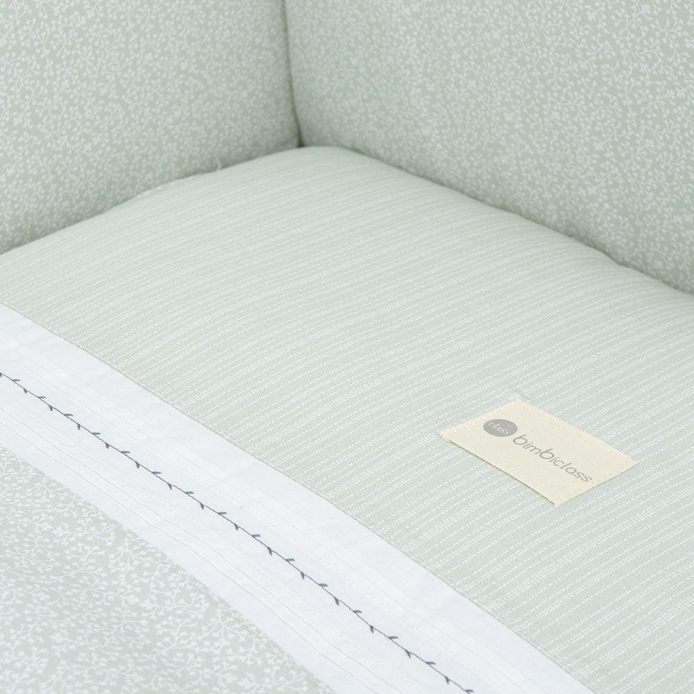 Edredón con Protector Cuna Bebe Provenza Verde Bimbi Class - Nanetes #