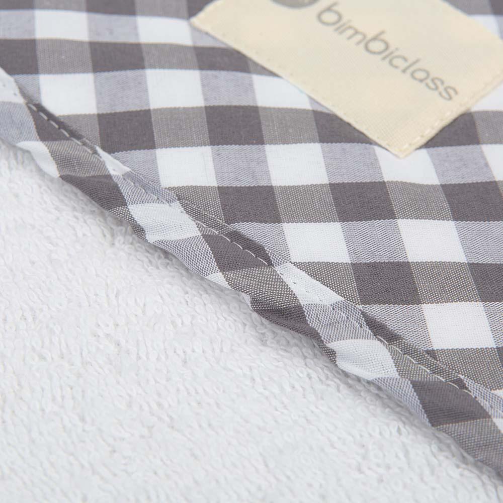 Toalla Bebe Capucha Provenza Vichy Bimbi Class - Nanetes #