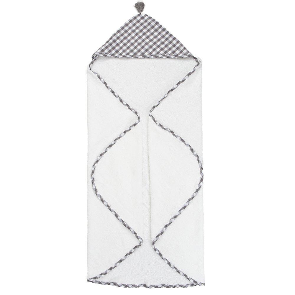 Toalla Bebe Capucha Provenza Vichy Bimbi Class - Nanetes #