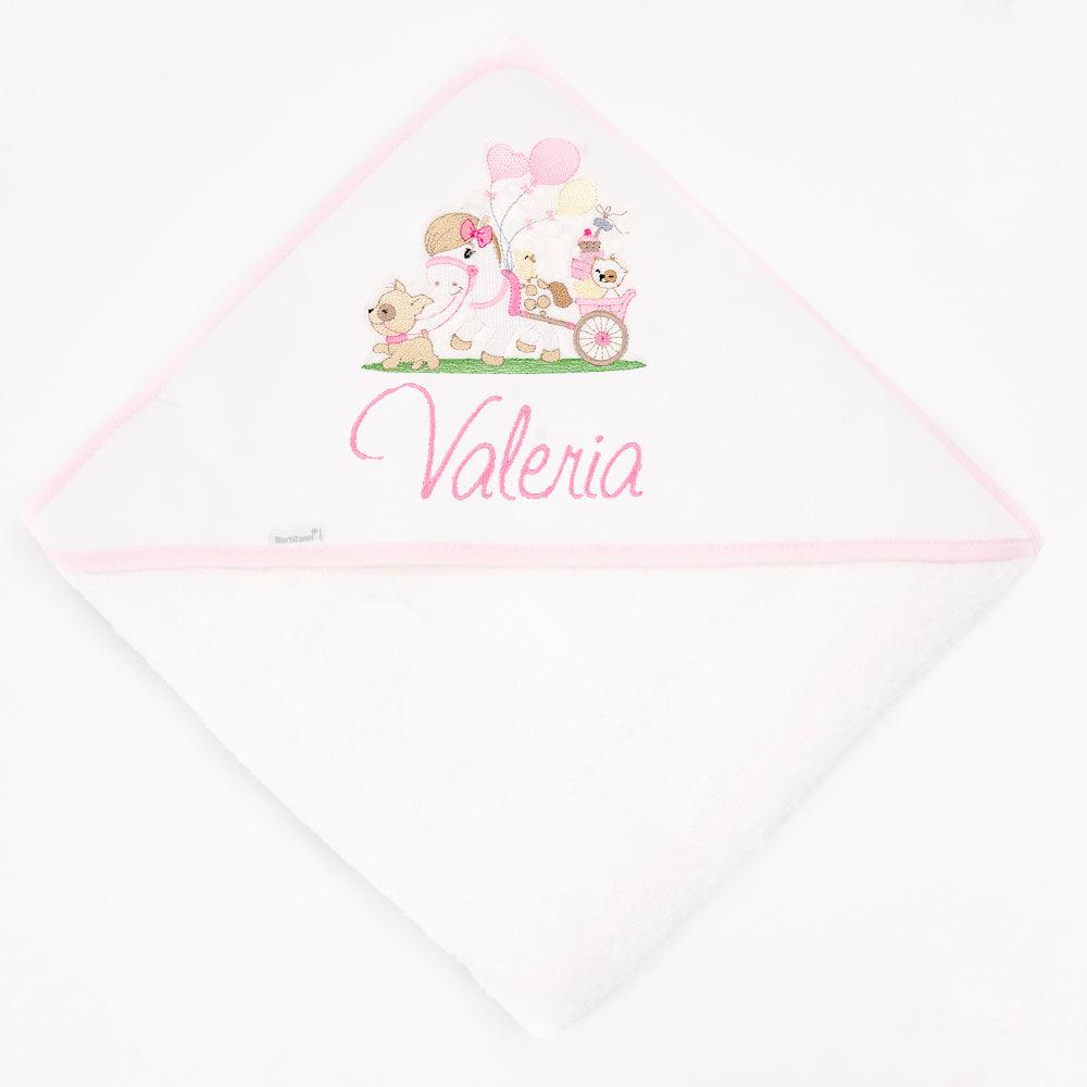 Toalla Bebe Caballito Carro Personalizada Nanetes - Nanetes #