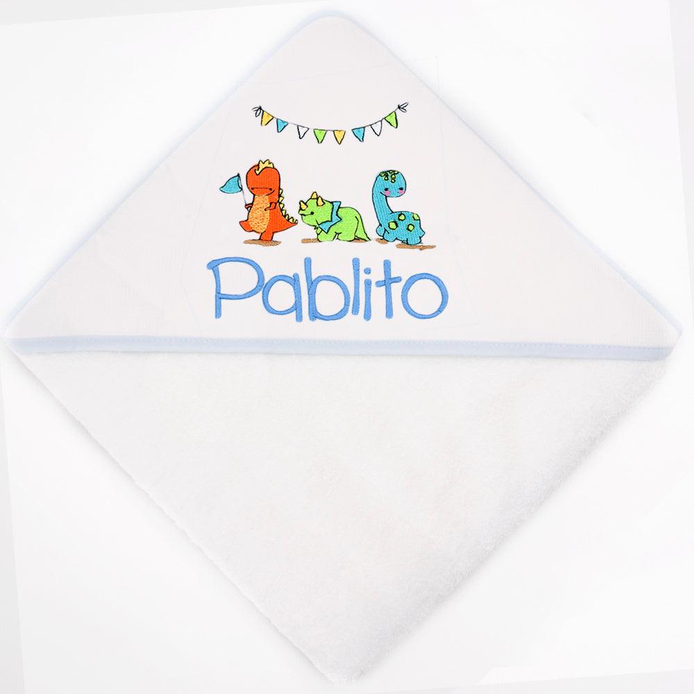 Toalla Bebe Personalizada Dino Friends Nanetes - Nanetes #