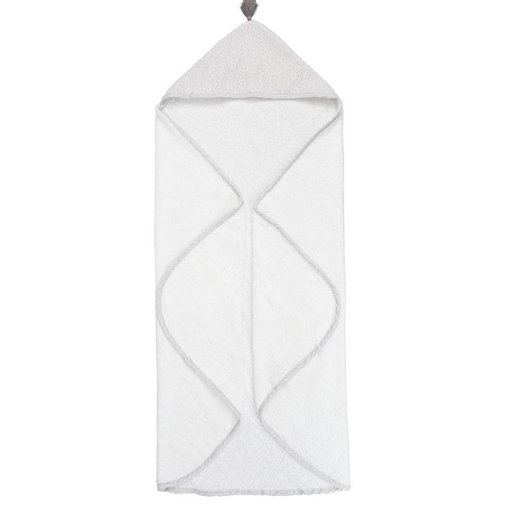 Toalla Bebe Capucha Provenza Gris Bimbi Class - Nanetes #