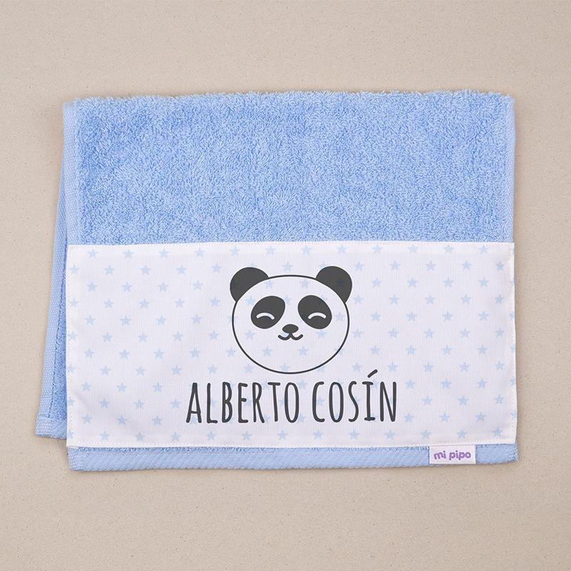 Toalla Personalizada panda mi pipo - Nanetes #
